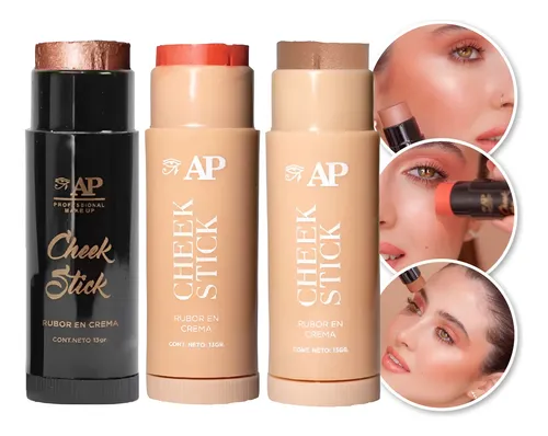 Rubor Cremoso Barra Cheek Stick Bronzer Ap Andrea Pellegrino