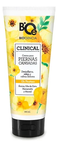 Crema Piernas Cansadas Arnica Uña De Gato Bioesencia