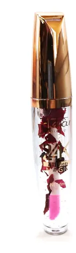 Set X 4 Brillos Labial Glitter Aplicador Magic 24 Horas