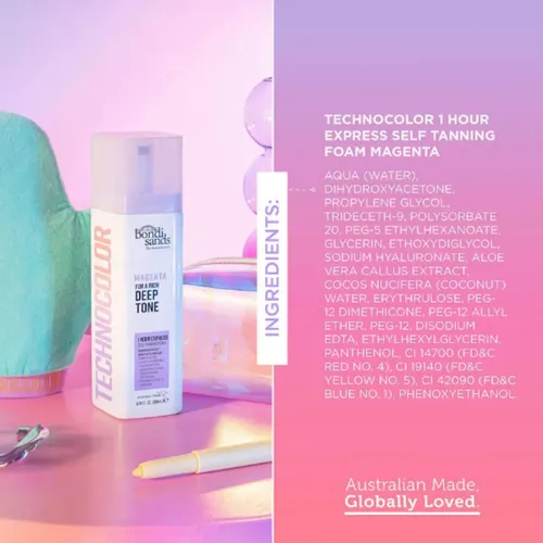 Espuma Autobronceadora Bondi Sands Technocolor Magenta 200 M