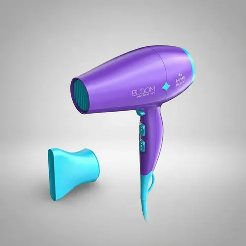 Secador De Pelo Gama Diamond Bloom Violet Cool Shot 2300w