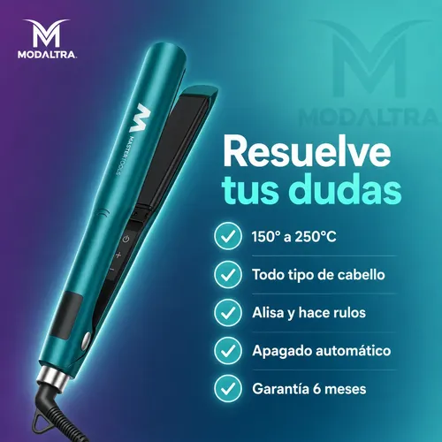 Planchita Plancha Pelo Profesional Alisado Nano Titanium