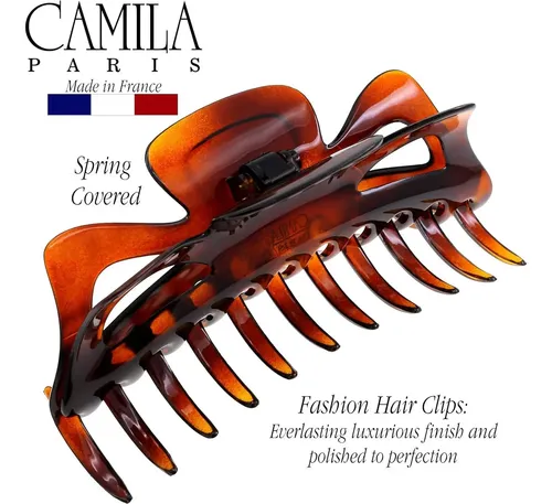 Clip Grande De Garra Camila Paris Cp118 Para Cabello Grueso
