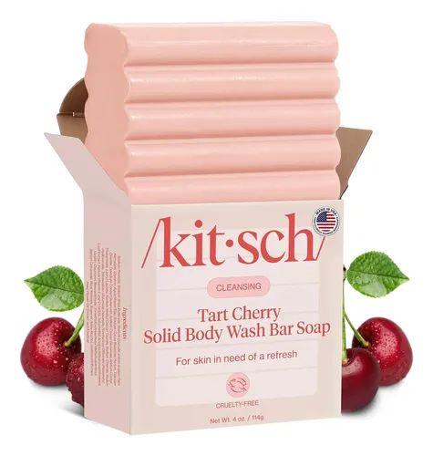 Jabón Corporal Kitsch Cereza 113g Limpieza Refrescante