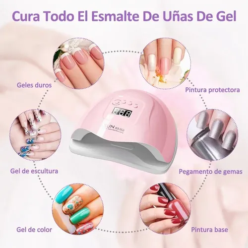 Profesional Lampara De Uñas Uv Secador Uñas Led Con Pantalla