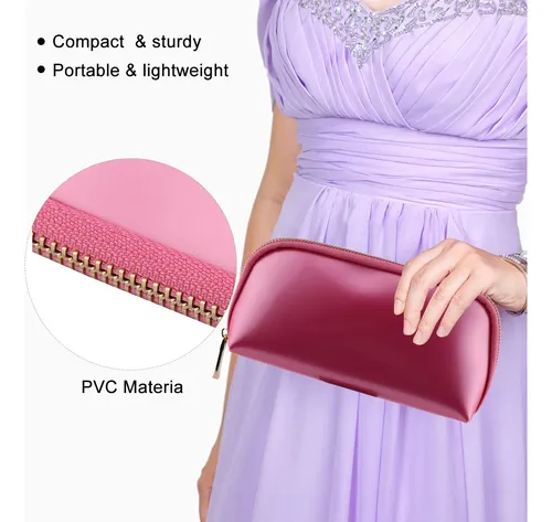 Bolsa De Maquillaje Con Carcasa De Pvc, 3 Unidades, Bolsa De