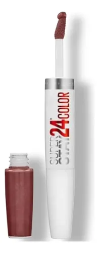 Labial Maybelline Superstay 24 Tono 345 Espresso Edge