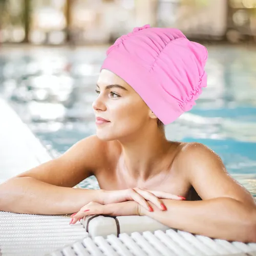 Gorro De Natación Wrinkle Wrinkle Para Mujer