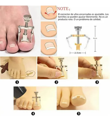16 Pedicure Kit Profesional Manicure Cortar Uñas Encarnadas
