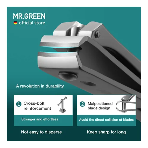 Mrgreen Sharp Nail Clippers Con Nano Glass Sproking De