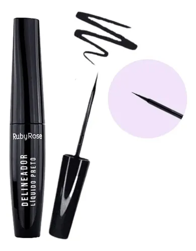 Delineador Líquido Ruby Rose Negro Original