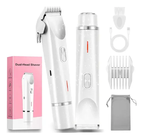 2 En 1 Rasuradora Eléctrica Mujer, Depiladora Facial Mujer