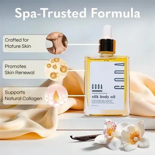 Mnbgoda Aceite Corporal De Seda Goda For Mujer  Aceite De Ba