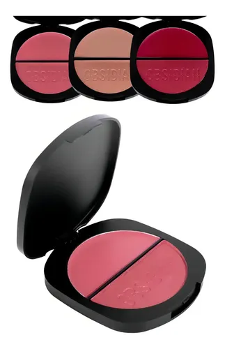 Rubor Dúo Gemini Obsidian De Ruby Rose Tono del maquillaje OG04