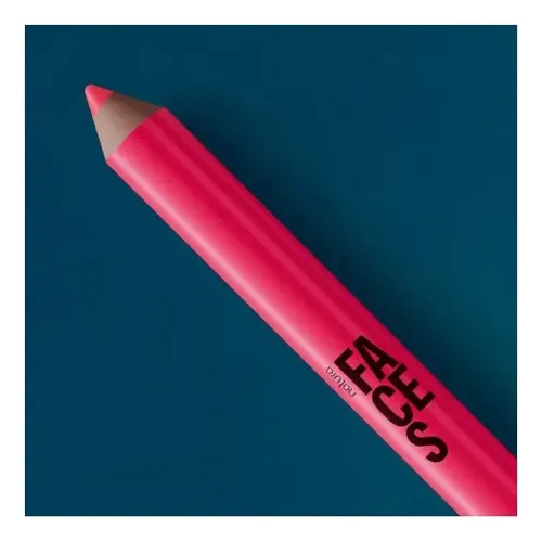 Delineador Lapiz Labial Y Corporal Faces Natura Pink Neon