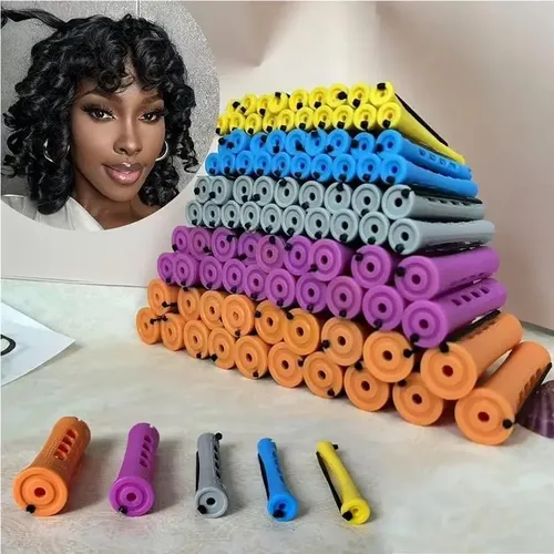 100 Varillas Permanentes Frías Rulos Cabello Sin C`**