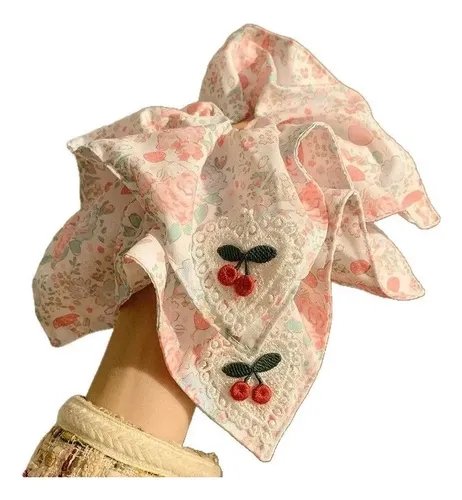 . Nuevo Producto Hair Scrunchie Con Bufanda Cuadrada //