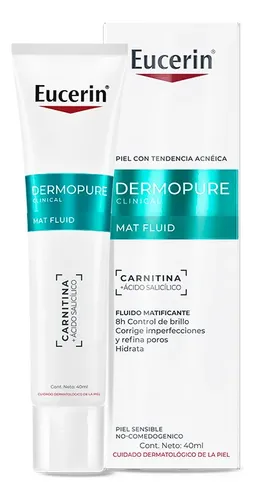 Dermopure Clinical Eucerin Fluido Matificante X40ml Grasa Día/noche