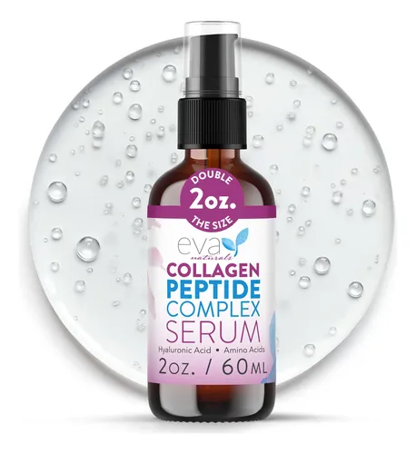 Sérum De Colágeno Eva Naturals Sérum Facial Antienvejecimien Todo Tipo De Piel Día/noche