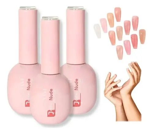 Navi Gel Polish Esmaltes Semipermanent Nude Pink Uv/led 10ml