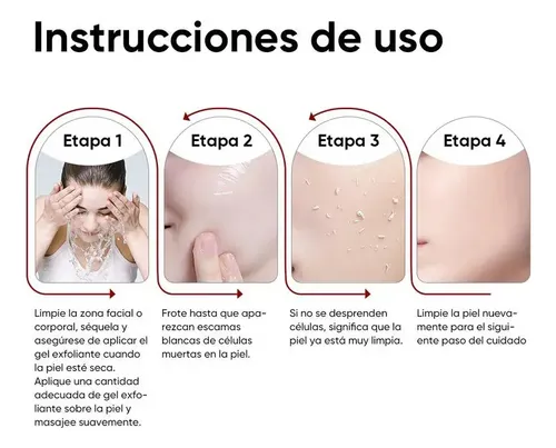 .2pcs,q~ry Gel Exfoliante Suave Para Una Limpieza Profunda