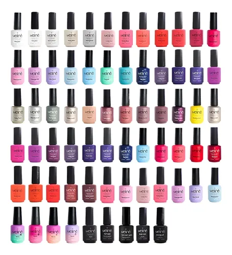 Kit Meline X69 Esmaltes Semipermanentes Gel Uv