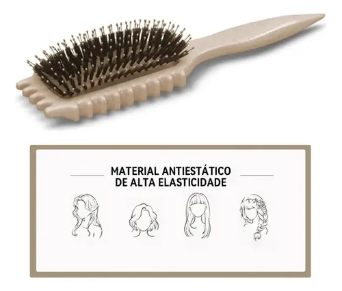 Set De 2 Cepillos Desenredantes Para Rizar Y Definir Cabello