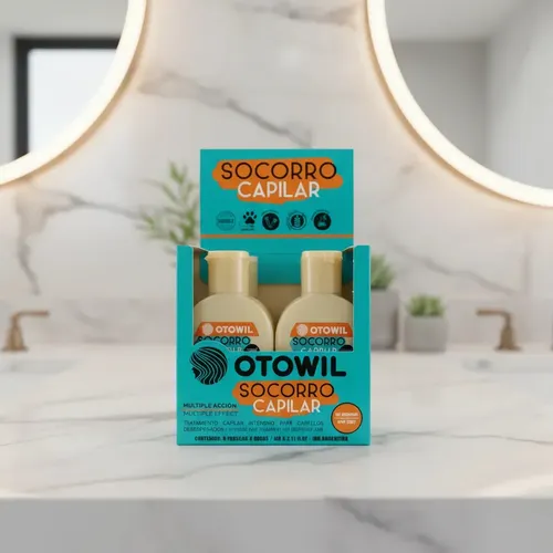 Otowil Socorro Capilar Sin Enjuague Caja X 6un Frasco 60gr
