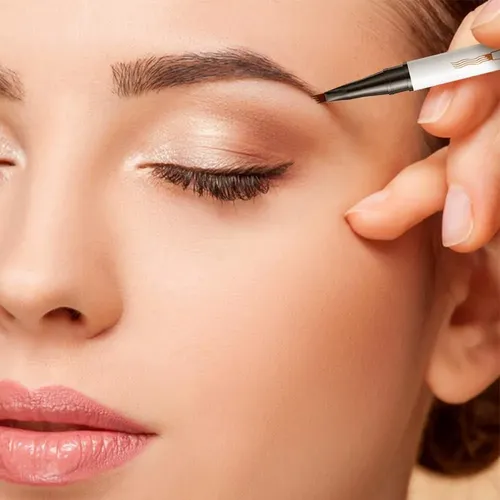Lápiz Waterproof Para Cejas Fiopet 2 Uds 4 Puntas