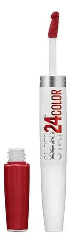 Lápiz labial Maybelline Super Stay de larga duración, color cereza, color cereza, AllDayCherry 015