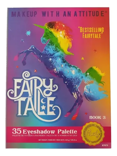 Paleta 35 Sombras Mate y Brillante Fairy Tale Book 3 Rude Cosmetics