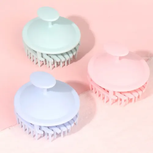 Cepillo De Masaje Para Cabello Húmedo Y Seco, De Silicona
