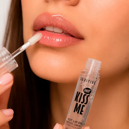 Kiss Me Hot Aceite Labial Lip Oil Sabor Mango Sexitive