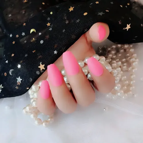 120 Puntas De Uñas Postizas Con Esmalte Opaco T