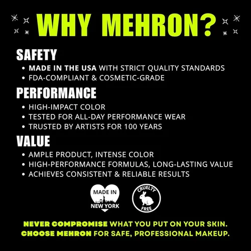 Maquillaje Mehron Starblend Cake 2 Oz Blanco