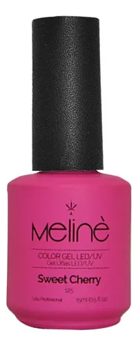 Meline Color Gel Uv/led Semipermanente 15 Ml Color Sweet Cherry 125