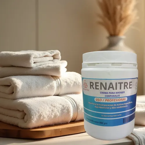 Renaitre+ Descontracturante+ Base+ Relajante 980g+oleo -kit