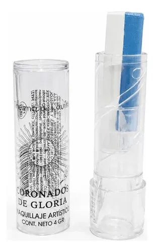 Maquillaje Argentina Thelma Louise Labial Celeste Blanco X2u