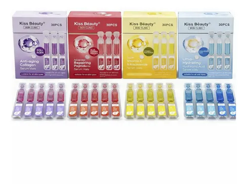 Ampollas Faciales X30 Peptidos Vitamina C Niacinamida