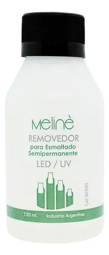 Meline Removedor Para Esmalte Uñas Semipermanentes 120 Ml