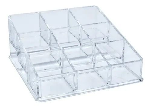 Organizador Acrílico Para Esmalte Maquillaje X 9 Div O1511