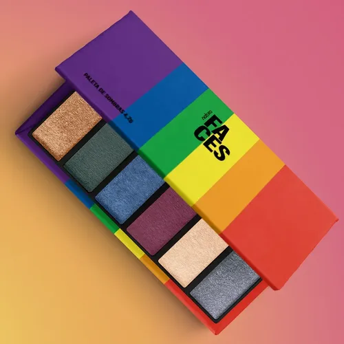 Natura Faces – Love Collection – Paleta de sombras de ojos de colores