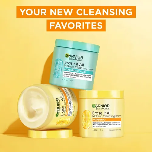 Garnier Bálsamo Limpiador De Maquillaje Con Vitamina C 1