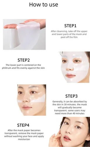 2 Cajas De Mascarilla De Hidrogel Hidratante De Colágeno
