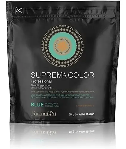 Farmavita Decolorante Sin Amoníaco Polvo Azul Para Cabello 500g