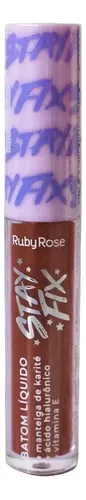 Labial Líquido Matte Ruby Rose Manteca De Karité Stay Fix Color MOTIVATION