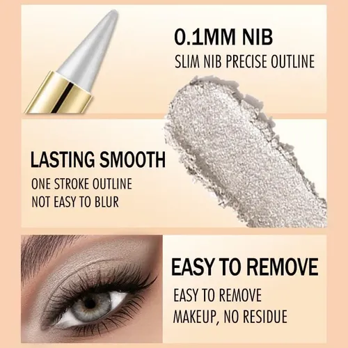 Set Delineadores En Gel Resistente Al Agua 4 Colores Baisen