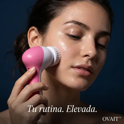 Cepillo Facial Exfoliante Electrico Piel Suave 5 Cabezales