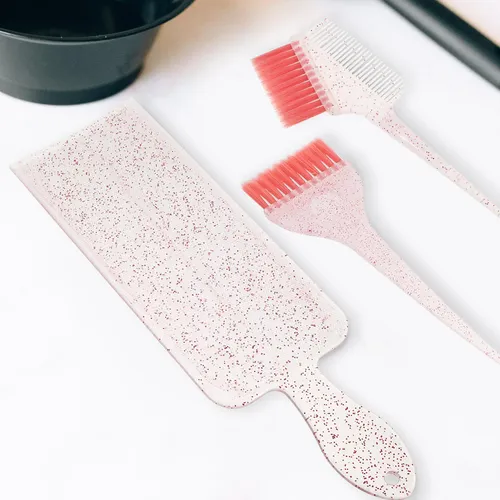 Set De Paletas Para Teñir Cabello Kit De Resaltado Cepillo P