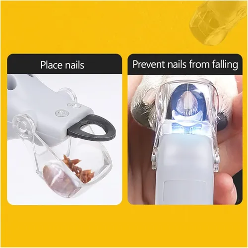 Cortauñas Para Mascotas Con Luz Led Para Perros Y Gatos
